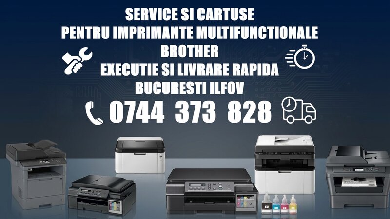 Service Reparatii Imprimante Brother Laser Color Alb Negru CISS Bucuresti